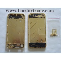 Iphone 4 4G Mid frame Gold with side buttons screw